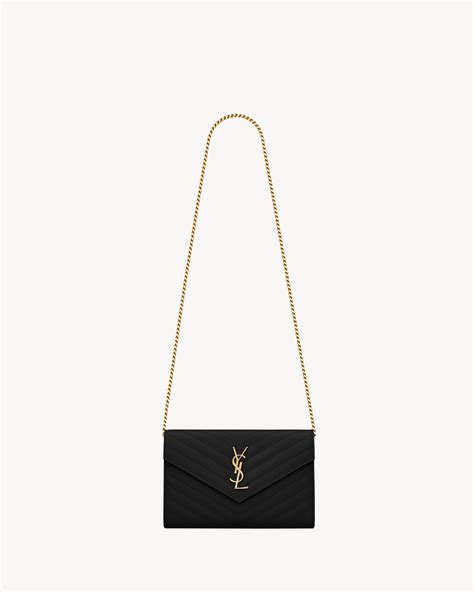 ysl classic cassandre chain wallet|ysl envelope wallet on chain.